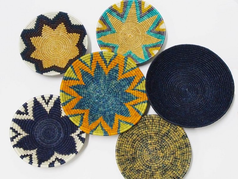 Eswatini 6 Piece Wall Basket Set Eswatini 6 Piece Wall Basket Set